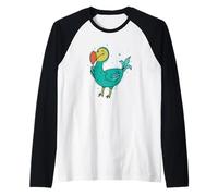 Dodo Bird dall'Africa Mauritius Maglia con Maniche Raglan