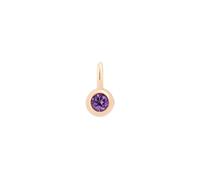 DoDo Bollicine Charm DMC4000_BOLLI_IY09R - 9K Rose Gold & Amethyst