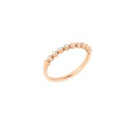 DoDo Bollicine Ring DAC1001BOLLIDB09R53 - 9K Rose Gold with 8 White Diamonds, Size 53