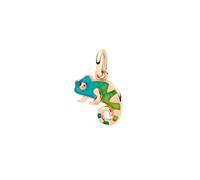 DoDo Chameleon Charm DMC5011-CHAMA-EVT9R - 9K Rose Gold, Green Enamel