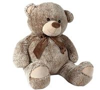 DODO D'AMOUR - Teddy Bear - Animals - 192899A - Brown - Comforter - Toy for Children - Gift - Giant - Soft - Reassuring - 95 cm x 62 cm - from 6 Months Old