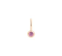 DoDo DMC4001BOLLIZRL9R Bollicine Charm - 9K Rose Gold, Pink Sapphire