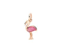 DoDo Flamingo Charm DMC5012-PHENI-ERS9R - 9K Rose Gold & Enamel