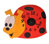 DoDo orologio da parete in legno per bambini - coccinella