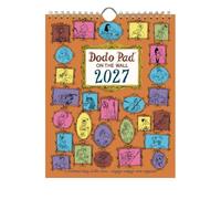 Dodo Pad On The Wall 2027 - Calendario da parete con visualizzazione settimanale, calendario da appendere alla parete
