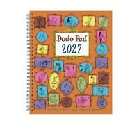 Dodo Pad Original Desk Diary 2027 - Week to View, Calendar Year Diary: A Diary-Organiser-Planner Book with space for up to 5 people/appointments/activities. UK made, sustainable, plastic free