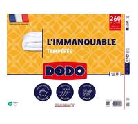 DODO - Piumino temperato 250G/m² - LIMPERDIBILE - 240 x 260 cm - Bianco