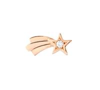 Dodo Right-Side Shooting Star Stud Earring DHC4004RSTARDB09R - 9K Rose Gold with 0.02 ct White Diamond