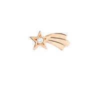 DoDo Shooting Star Stud Earring DHC4003LSTARDB09R - 9K Rose Gold with 0.02 ct White Diamond (Left Ear)