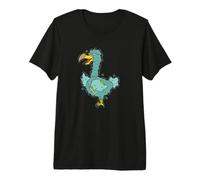 Dodo Uccello con Occhiali e Libro Maglietta Premium