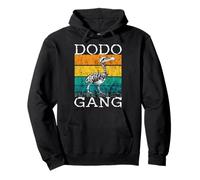 Dodo Uccello Gang Retro Vintage Sunset Dronte Gruppo Team Felpa con Cappuccio
