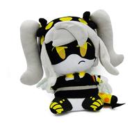 DODOKIKING Murder Drones Peluche Uzi, 25 cm, Personaggio Nero e Giallo, Bambola Morbida da Collezione (J)