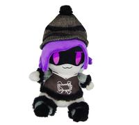 DODOKIKING Murder Drones Peluche Uzi, 25 cm, Personaggio Nero e Giallo, Bambola Morbida da Collezione (Uzi)