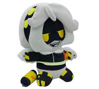 DODOKIKING Murder Drones Peluche Uzi, 25 cm, Personaggio Nero e Giallo, Bambola Morbida da Collezione (V)