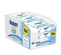 Dodot Salviette Pure Aqua Per Neonati 9 Confezioni Da 48 Pezzi = 432 Salviette, Aiuta a ripristinare il pH naturale della pelle, 99% acqua