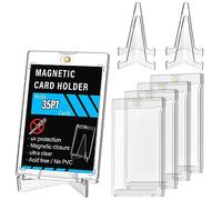 DODUOS 5 Pezzo Magnetic Card Holder for Trading Card, Toploader Magnetico Protezione per Carte Collezionabili, Magnetic 35pt Toploader Carte e le Parentesi, Toploaders Pokemon Proteggi Cartes Pokemon