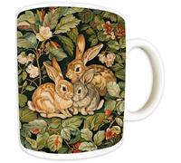 Doe and Kits Rabbits Tazza William Morris 9.5cm Nuova Di Fabbrica Con Scatola