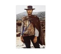 doegka CLINT Eastwood - Poster su tela, decorazione per camera da letto, ufficio, stanza, regalo, 40 x 60 cm