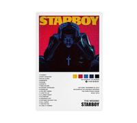 doegka The Poster Weeknd - Stampa artistica da parete con album Starboy, decorazione artistica da parete per soggiorno e camera da letto, 20 x 30 cm