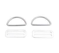 Doengdfo 1 set di cinghie con anello a D, fibbia ad anello, cintura subacquea in acciaio inox, con accessori BCD