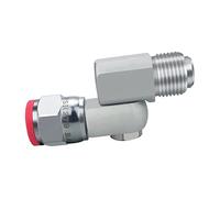 Doengdfo Spruzzatore di colore in alluminio, giunto girevole, valvola di arresto spray per spruzzatore airless, accessorio con filettatura da 45 mm