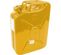 Dönges Tanica per benzina in lamiera d'acciaio giallo