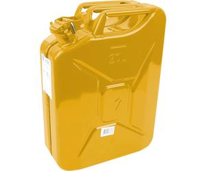 Dönges Tanica per benzina in lamiera d'acciaio giallo
