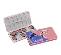 doepeBAE Custodia per Schede di Gioco, Custodie Giochi Switch, Switch Game Card Case, Scatola per Carte con Fodera in Silicone, Con 24 Slot per Cartucce di Gioco e 24 Slot per Schede SD (24K)