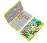 doepeBAE Custodia per Schede di Gioco, Custodie Giochi Switch, Switch Game Card Case, Scatola per Carte con Fodera in Silicone, Con 24 Slot per Cartucce di Gioco e 24 Slot per Schede SD (24L)