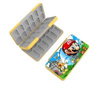 doepeBAE Custodia per Schede di Gioco, Custodie Giochi Switch, Switch Game Card Case, Scatola per Carte con Fodera in Silicone, Con 48 Slot per Cartucce di Gioco e 48 Slot per Schede SD (48B)