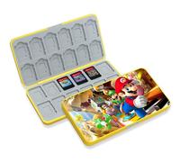 doepeBAE Custodia Porta Giochi per Switch, Capacità con 24 Slot per Switch /OLED /Lite, Custodia Compatto e Portatile Case, Custodia Rigida in ABS, Fodera in Silicone (24C)