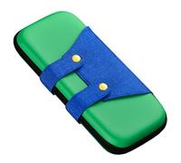 doepeBAE Custodia Switch, Custodia Rigida per NS/OLED, Cover Protettiva Rigida per Trasporto con Cinghia e Slot per Joy-Con e Accessori, Con 10 Slot per Schede di Gioco (G)