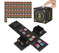 doepeBAE Porta Schede Giochi per Nintendo Switch, Capacità Extra Grande Switch Porta Carte da Gioco, 41 Slot Custodia per Giochi, Premi per Aprire Switch Porta Cartucce (Nero Z)