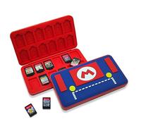 doepeBAE Porta Schede per Switch - Custodia Impermeabile per 24 Giochi + 24 MicroSD, Silicone Morbido con Chiusura Sicura, Compatta e Leggera, Organizzatore da Viaggio per Accessori Gaming (24C)
