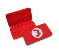 doepeBAE Porta Schede per Switch - Custodia Impermeabile per 24 Giochi + 24 MicroSD, Silicone Morbido con Chiusura Sicura, Compatta e Leggera, Organizzatore da Viaggio per Accessori Gaming (24A)