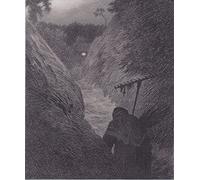 DOeraa Quadri Moderni Stampe su Tela Stampe Tela Pittura Famoso dipinto La peste sta arrivando di Theodor Kittelsen per Soggiorno 60x90cm