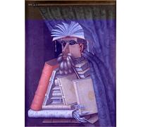 DOeraa Quadri su tela Posters Stampe su Tela Moderne Pittura ad olio Ritratto di un bibliotecario di Giuseppe Arcimboldo per la decorazione della parete 60x90cm