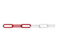 dörner + helmer 138103 Catena chiusa Rosso, Bianco 25 m