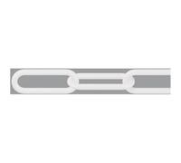 Catena chiusa Bianco Plastica dörner + helmer 138104 50 m