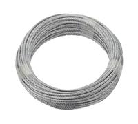 dörner + helmer 190380 Fune in acciaio galvanizzato zinco (Ø x L) 2 mm x 30 m