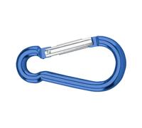 dörner + helmer 4815704 Moschettone in alluminio anodizzato blu 60 mm 20 pz.