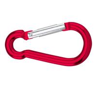 dörner + helmer 4815724 Moschettone in alluminio anodizzato rosso 60 mm 20 pz