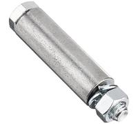 doerner + Helmer 483028 asse di ruota per 100 - 125 mm/diametro 15 su 8 mm Mozzo 45 mm