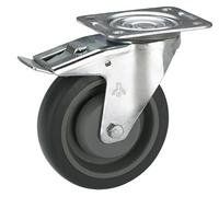 doerner + Helmer 716665 F rotella con piatto, Nero