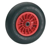 Dörner + Helmer 740304 740304-Ruota pneumatica, 400 x 100 x 20 mm, con mozzo in plastica, 88 mm, Multicolore