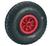 Dörner + Helmer 740309R 740309R-Ruota pneumatica, 260 x 85 x 20 mm, con Cuscinetto Scorrevole, mozzo 75 mm, Multicolore