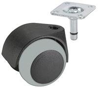 Dörner + Helmer 765200, Parquet Rotolo Da 50 Mm In Plastica, Nero