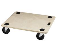 Dörner + Helmer Atlas 290635 - Supporto per il trasporto (portata 400 kg, superficie di appoggio 600 x 495 mm, con ruote in polipropilene)