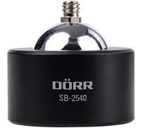 Dorr SB-2540 - Testa a sfera in alluminio, capacità massima di carico 2 kg