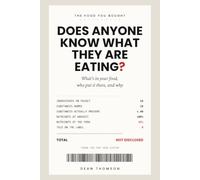 Does Anyone Know What They Are Eating?: The hidden truth about how modern food is really made, why so little of it is fresh and what that's doing to your health